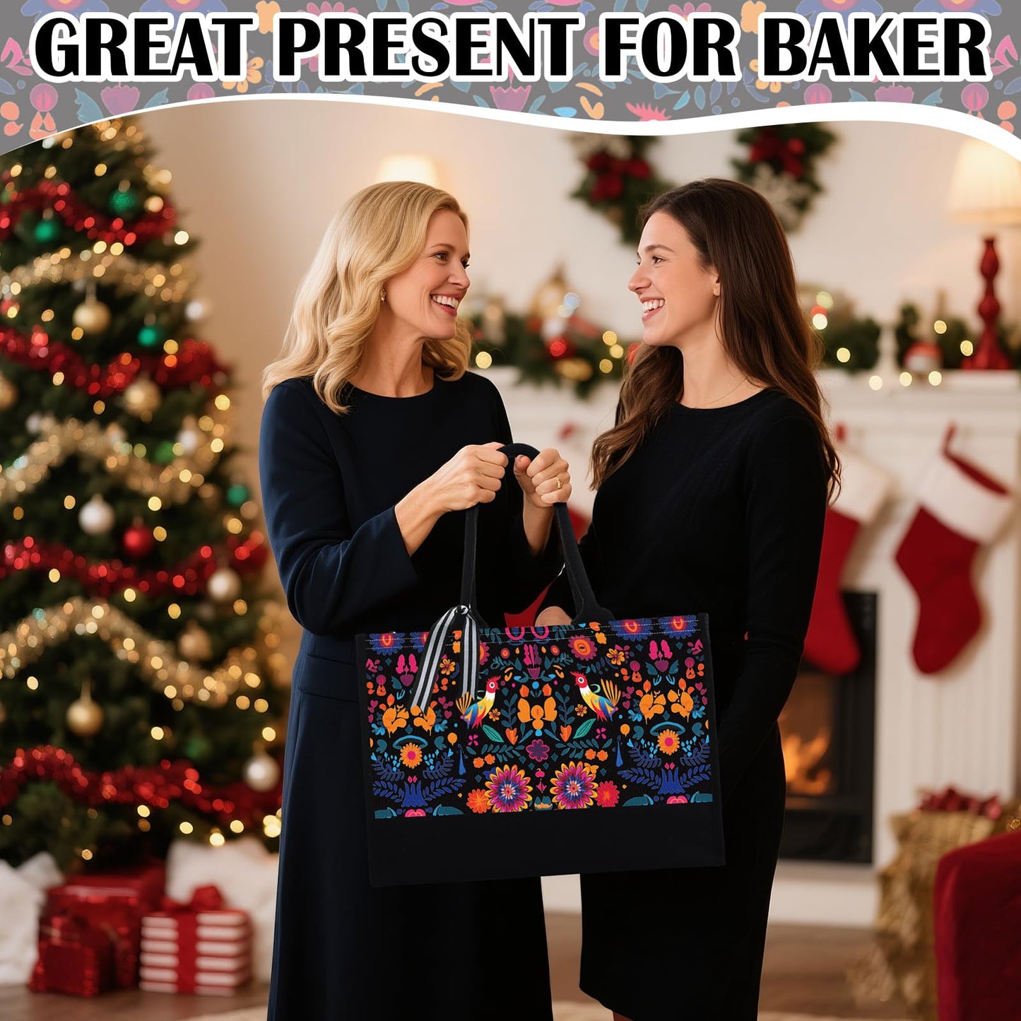 6 Pcs Mother's Day Baking Gifts Set Fun Baker Gifts for Women Birthday Presents for Mom Sister Wife Aunt
