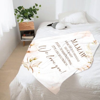 Mamaw Gifts, Gifts for Mamaw, Mamaws Birthday Gift, Mamaws Blanket 60" x 50", Mamaw's Gift for Grandma, Mamaw's Gift' from Grandkids, Gift' for Mamaw' Mother's Day Christmas