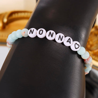 Kivosliviz Nonna Gifts for Birthday Women Grandma from Grandkids Nonnas Jewelry Best Nonna Bracelet