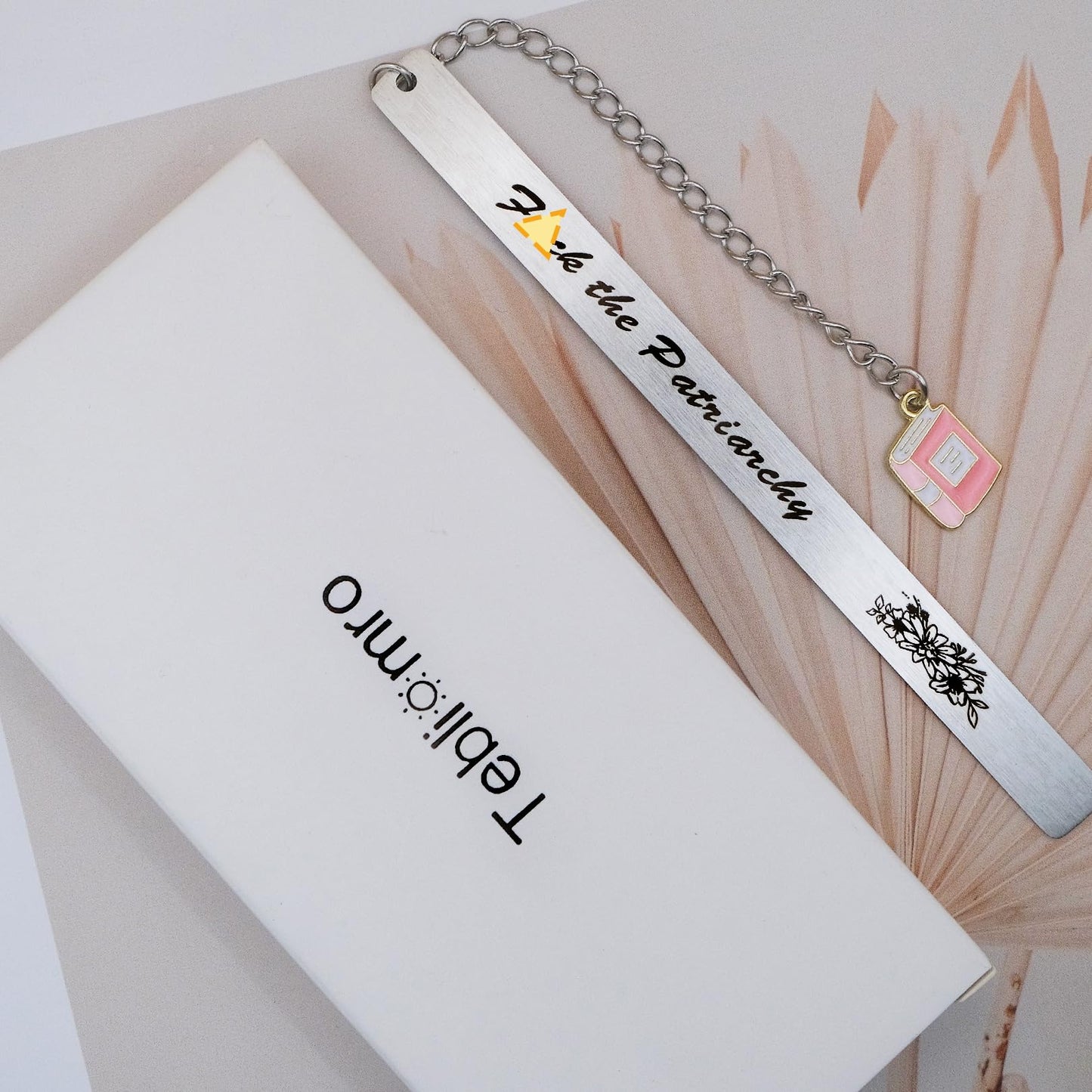 Feminist Gifts Bookmark for Women Girl Women's Rights Activist Inspirational Girls Power F the Patriarchy Gift for Sisters Female Friends Bookish Birthday Christmas Stocking Stuffers Keepsake