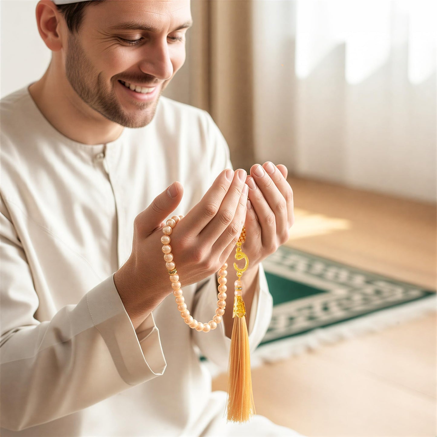 Ramadan Eid Gifts - 12 Sets Bulk Muslim Prayer Beads with Boxs Eid Mubarak Party Favors Gifts Islamic Party Supplies Religious Jewelry Favors for Ramadan Wedding Islamic Festival Birthday