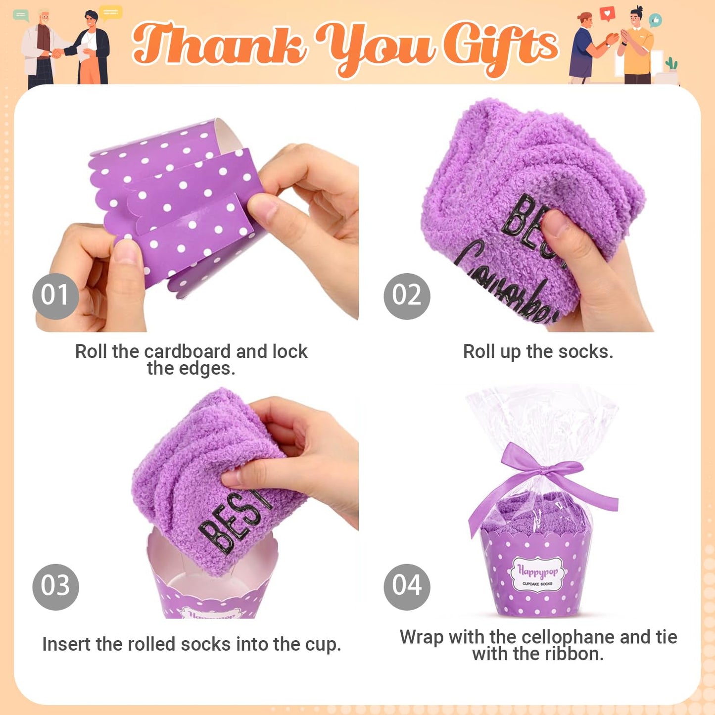 HAPPYPOP Retirement Gifts - Retired Socks, Friend Coworker Socks Gifts for Women