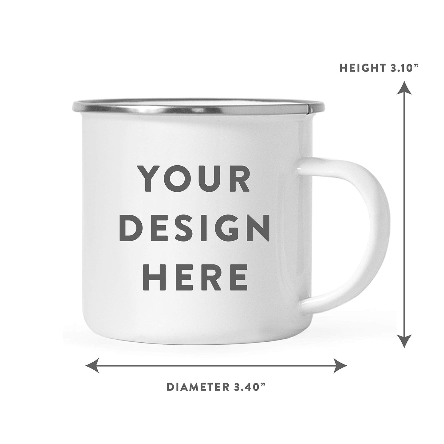 Andaz Press 11oz. Stainless Steel Campfire Coffee Mug Gift, Babysitter Because Badass Isn't an Official Title, Floral, 1-Pack, Enamel Metal Camping Camp Cup Christmas Birthday Present Ideas