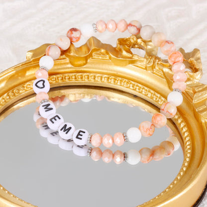 HUTIMY Meme Gift Grandma Women from Grandson Birthday Best Mothers Day Funny Meme Bracelet