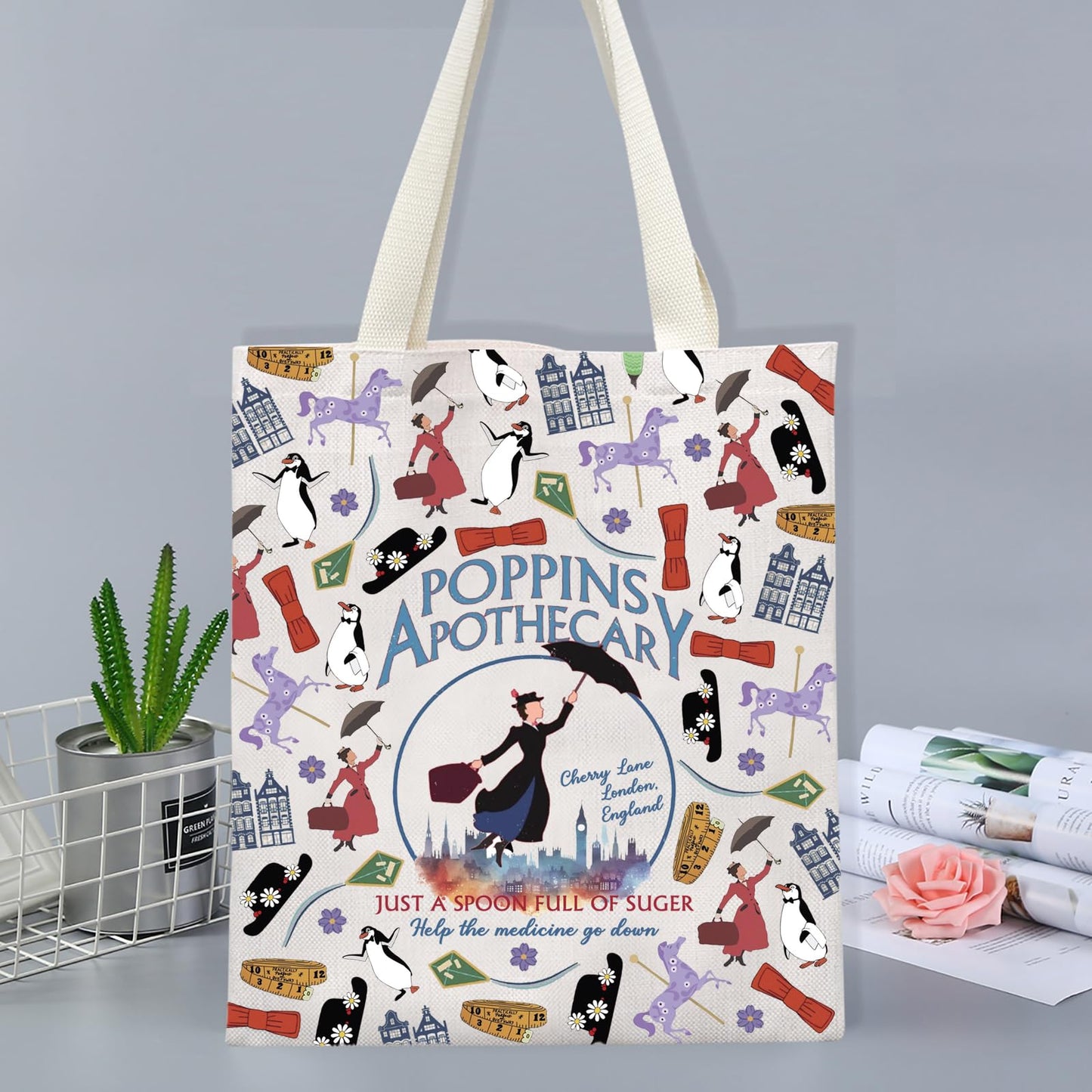 Movie Inspire Tote Bag Umbrella Shoulder Bag Musical Gift For Fan Movie Handbag