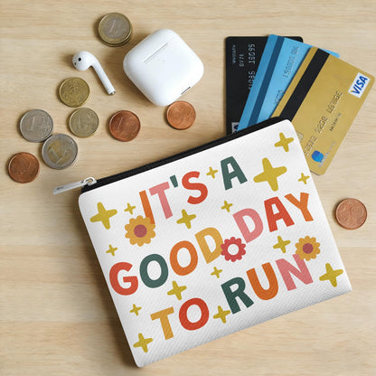 Running Lover Gifts for Women Coin Purse Inspirational Gifts for Marathon Runner Cross Country Runner Training Friends Running Coin Bag Wallet Christmas Birthday Graduation Zipper Change Pouch