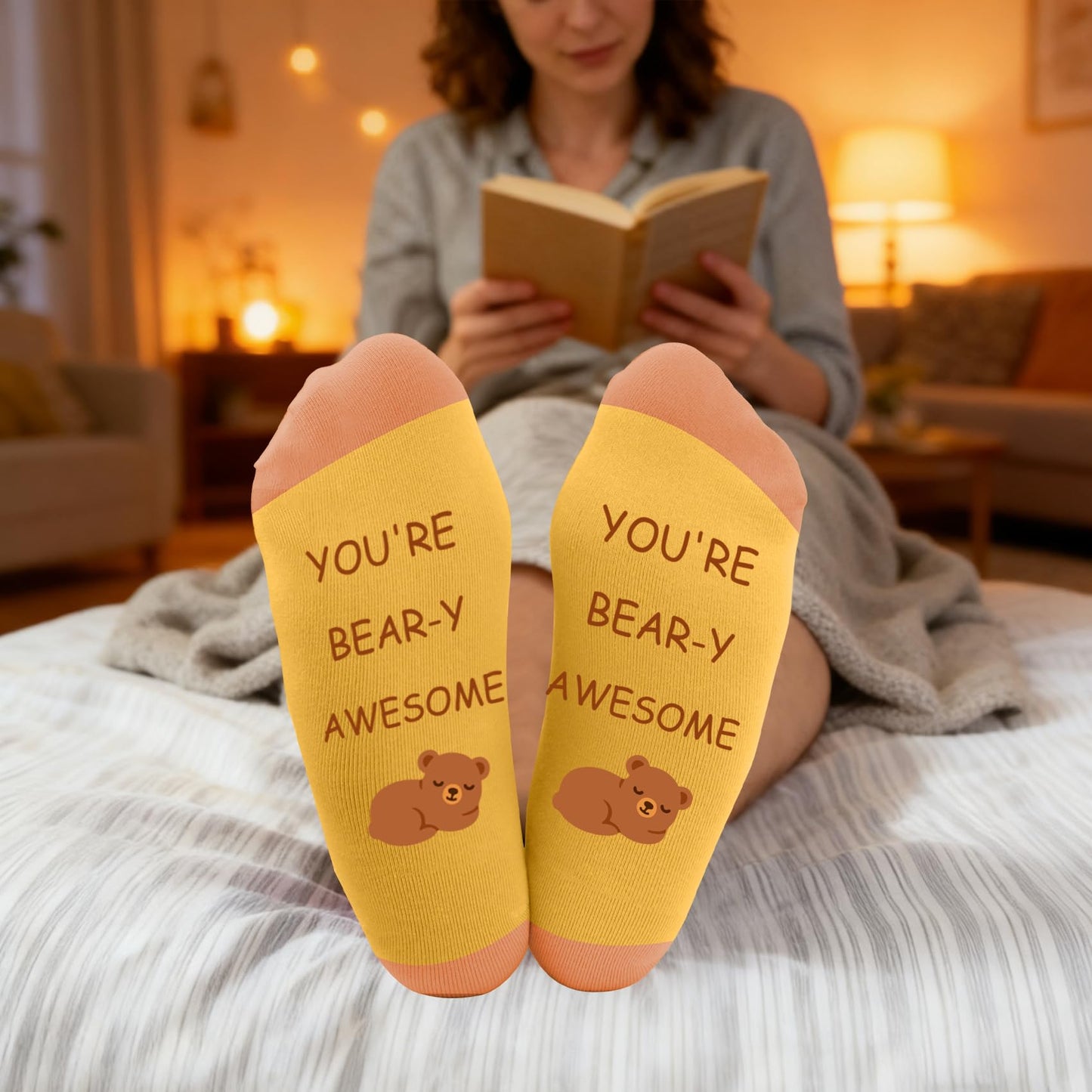 Inspirational Gifts - Animal Print Gifts for Women,Motivational Animal Lover Gift for Boys Girls Women Men Socks