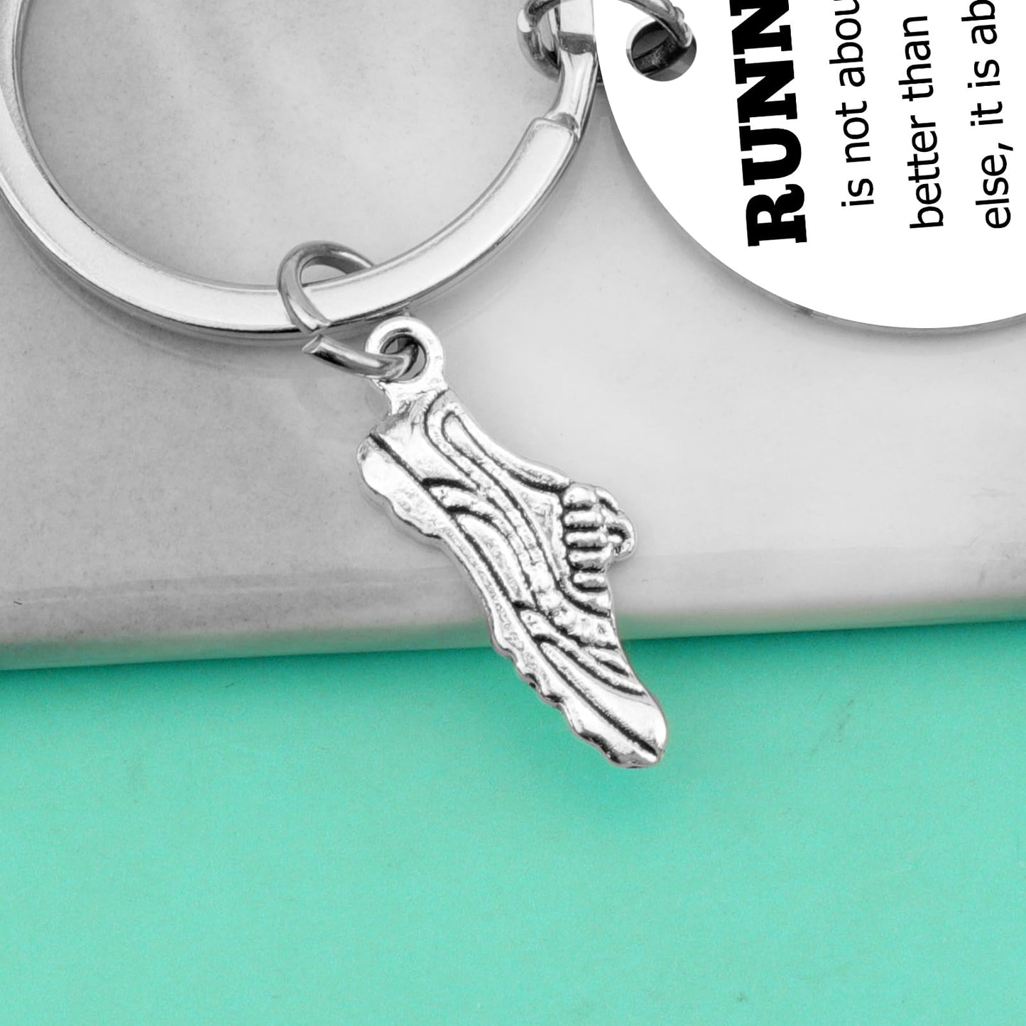 Running Gifts Running Gift for Women Men Keychain Gift for Runner Running Gift for Runners Women Running Gift Idea Running Lover Gifts Friend Sister Graduation Mothers Day Christmas Birthday Gift