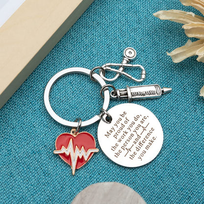 Nurse Keychain Gifts - Medical & Doctor Graduation Gifts for Women, Teachers & Thanksgiving