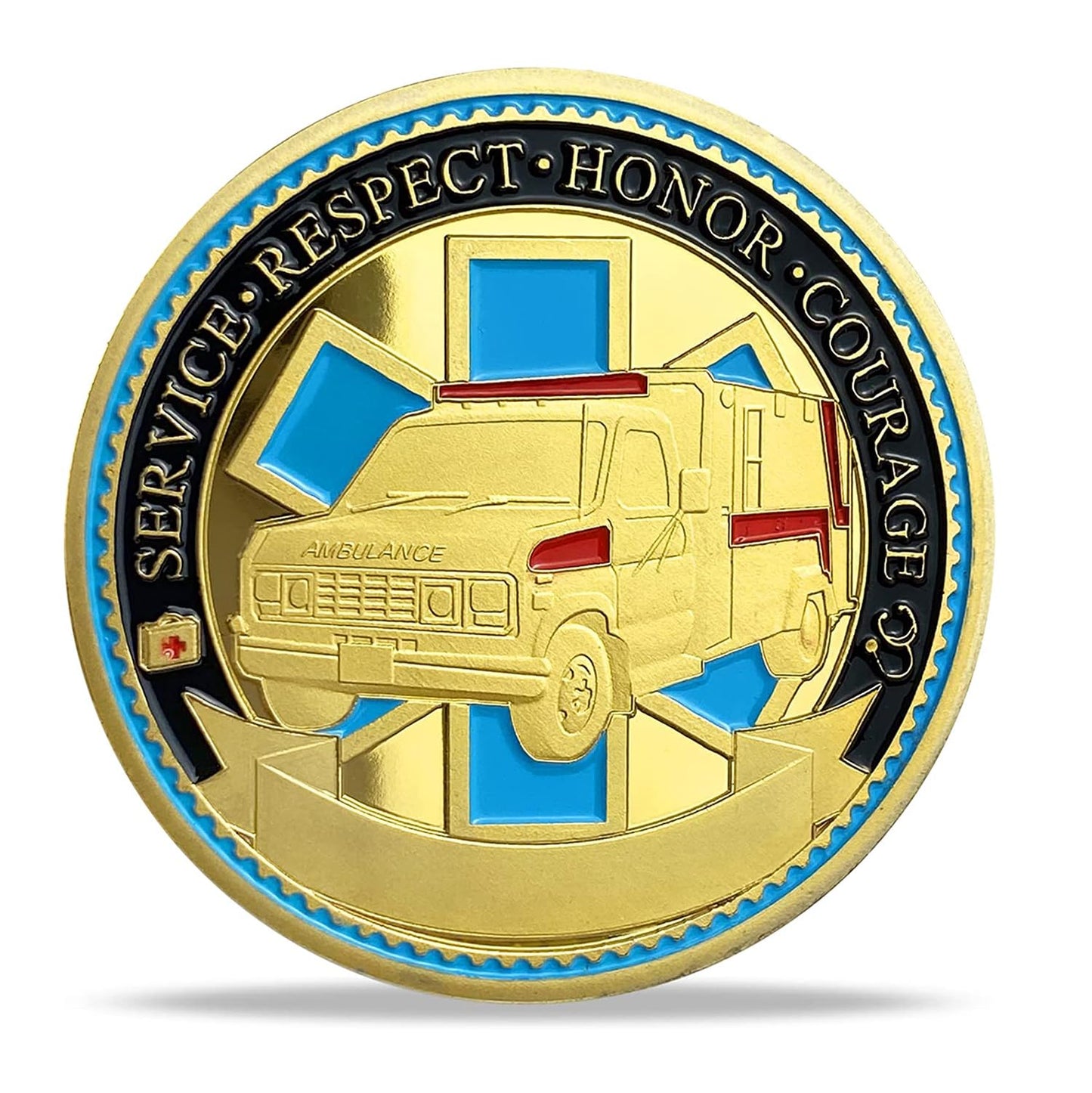 Paramedic's Prayer Coin EMT Challenge Coin