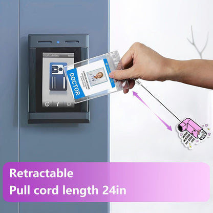 You Take My Breath Away Badge Reel Retractable, Funny Respiratory Therapist ID Badge Reel for Work, Cute RT RRT Inhaler Badge Clip, Asthma Badge Holder with Alligator Clip & 24” Durable Nylon Cord