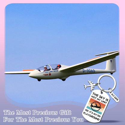 Pilot Gifts Pilots Airplane Keychain Gifts for Flight Attendant Aviation Lovers Cool Pilot Gift for Men Women Airplane Accessories Gifts for Pilots in Training Birthday Gift for Flight Attendants