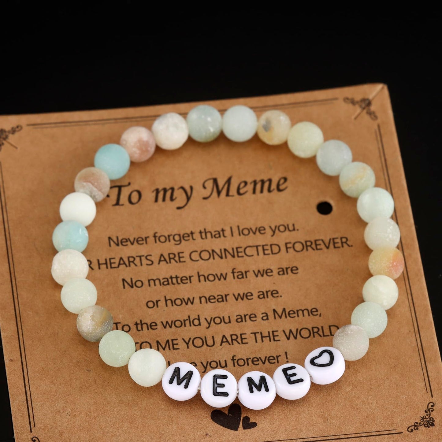 HUTIMY Gifts for Meme Birthday Women Italian Cute Grandmother Mothers Day Bracelet Meme Jewelry