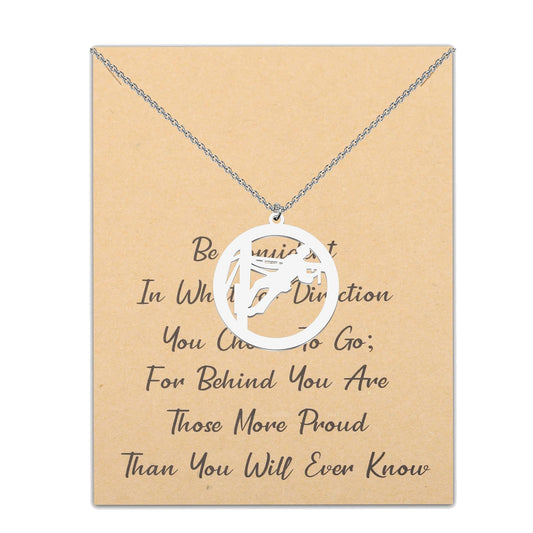LQRI Lineman Necklace Electrician Gift Be Confident in Whatever Direction You Choose to Go Electrical Engineer Jewelry