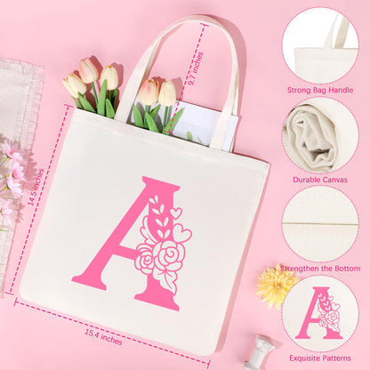 Teen Girl Gifts Trendy Stuff, Christmas Stocking Stuffers Birthday Gifts for Teen Girls Personalized Monogrammed Pink Gifts for Women Initial A Easter Valentines Day Ideas Present