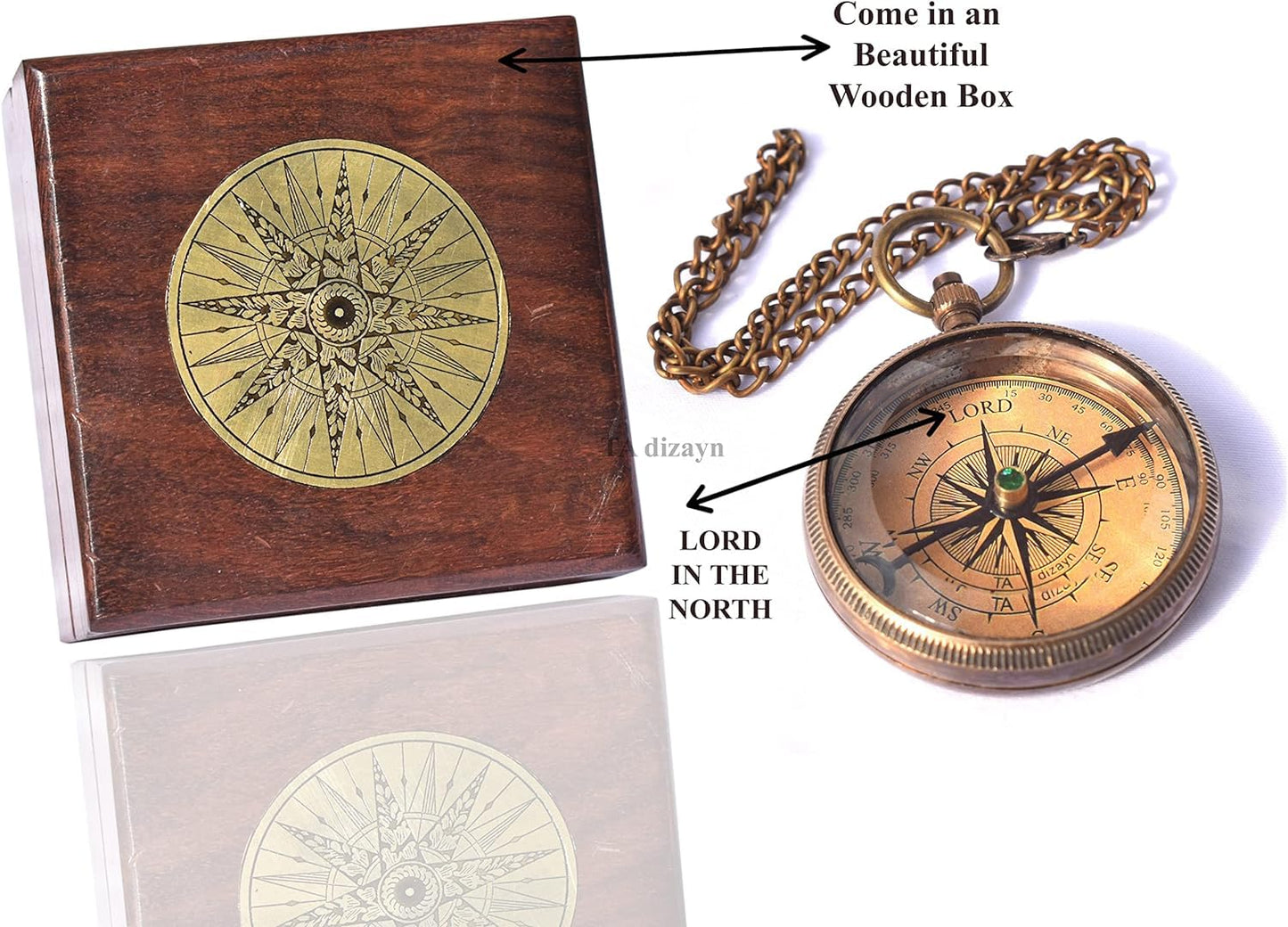 For I Know The Plans I Have For You, Jeremiah 29:11, Solid Brass Directional Engraved Compass, Baptism Gifts for Boys Girls, First Communion, Christian Gifts for Men, First Confirmation Gifts for Boys