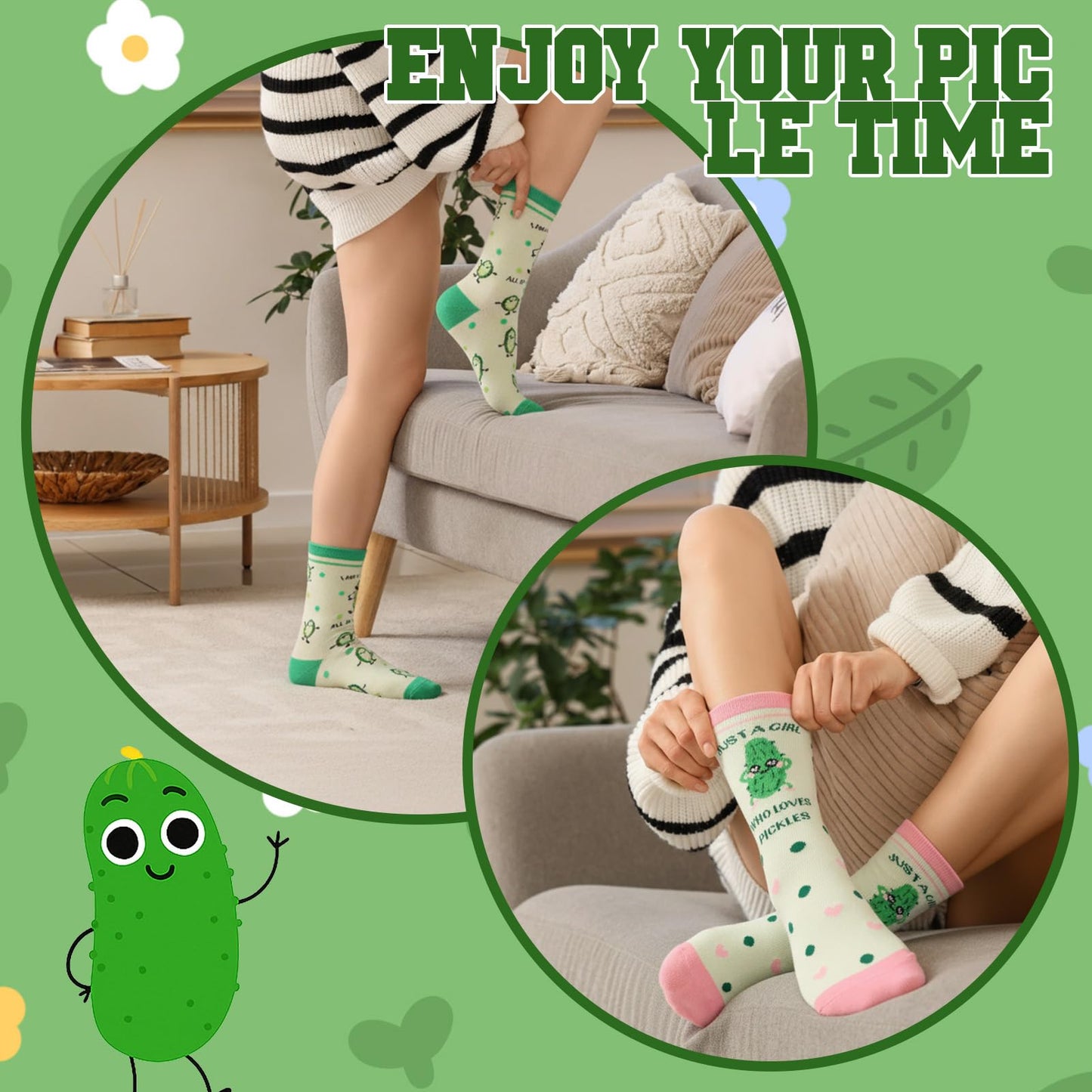 Funny Gifts for Women, Gift Set with Travel Cosmetic Bags Canvas Tote Bag Novelty Gag Socks for Birthday Mather Day