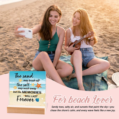 Beach Gifts for Women Ocean Room Ornaments Beach Themed Decor for Home Bedroom Birthday Christmas Thanksgiving Weeding Gifts for Friends Familys Couples House Decor