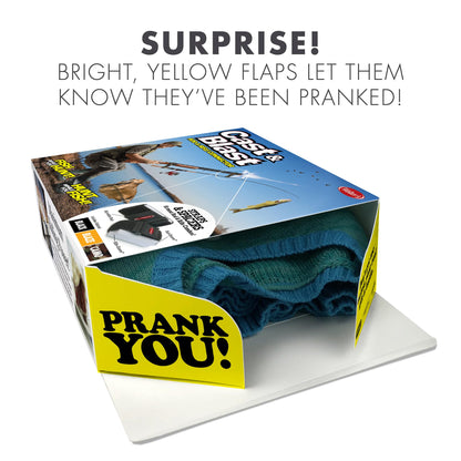 Prank-O Prank Gift Box - Cast & Blast, Gag Gift Empty Box, Practical Joke for Christmas