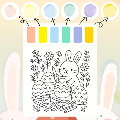 Fancy Land 24 Pack Easter Gifts for Kids Water Coloring Book Paint with Water Books Easter Crafts for Classroom School Art Activities Party Favors Basket Stuffers