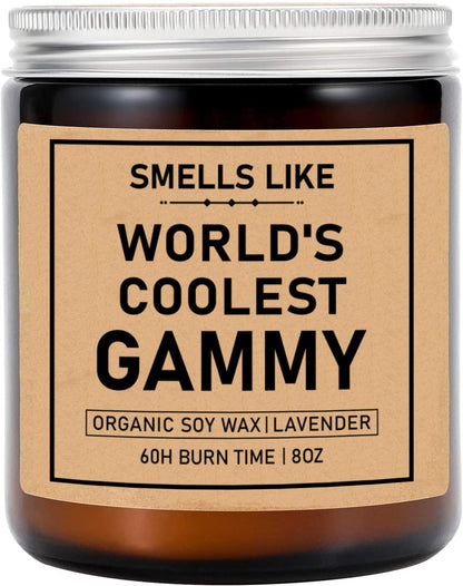 Smells Like World's Coolest Gammy Candle - Gammy Soy Candle - Funny Gammy Gift Candle - Mother's Day Gift - Smells Like Candle - Candle for Gammy - Happy Mother's Day
