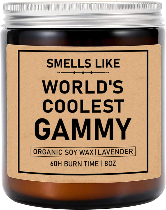 Smells Like World's Coolest Gammy Candle - Gammy Soy Candle - Funny Gammy Gift Candle - Mother's Day Gift - Smells Like Candle - Candle for Gammy - Happy Mother's Day