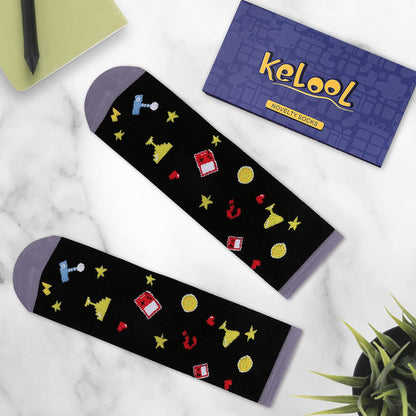 Kelool Fathers Day Socks Gifts for Men Dad Do Not Disturb I'm Gaming Funny Men Sock Gifts From Daughter Wife Son Kids Teen