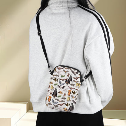 G2TUP Bat Crossbody Bag Bat Themed Gifts Bat Species Gifts Vampire Bat Gift Bat Lover Shoulder Bag