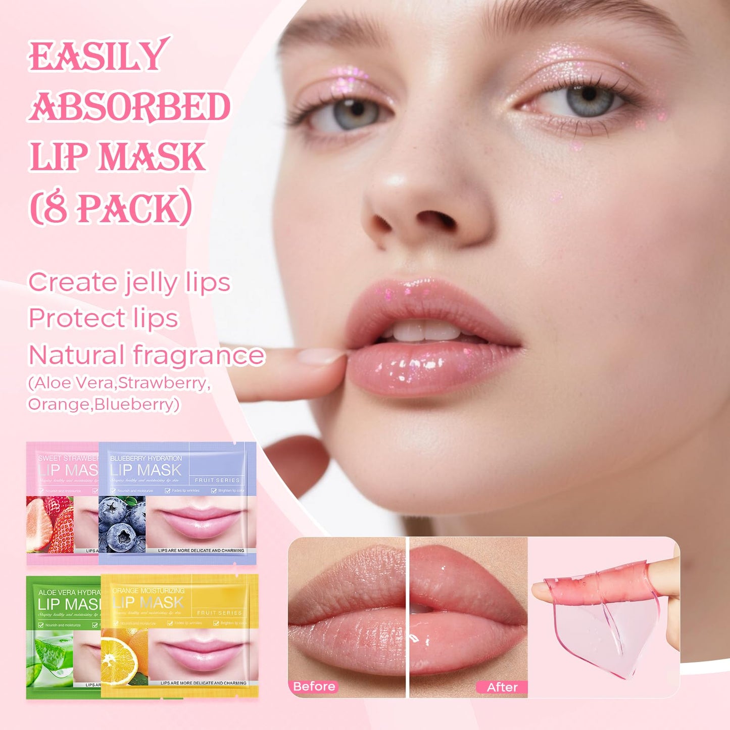 Gifts for Women Face Mask Skin Care Set 36 Pcs Teens Girl Gifts Moisturize,Hydrate Face Mask Set Spa Gift Set Self Care Valentines Mothers Day Birthday ( Face Masks, Lip & Eye Patches, Face Essense)