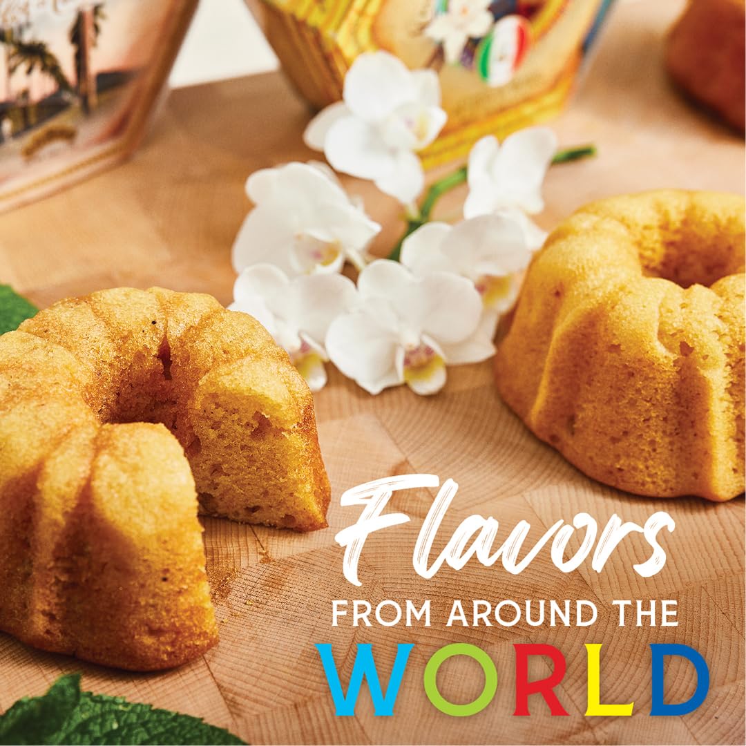 TORTUGA Taste of Florida Rum Cake Mix – 4 oz. - 6 Pack - The Perfect Premium Gourmet Gift