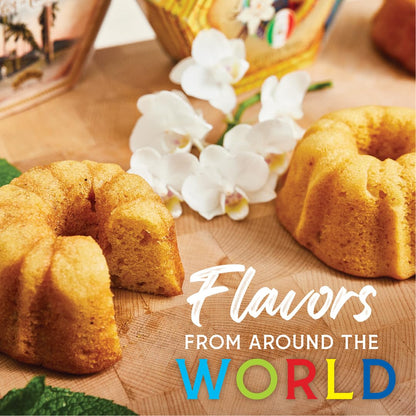TORTUGA Taste of Florida Rum Cake Mix – 4 oz. - 6 Pack - The Perfect Premium Gourmet Gift