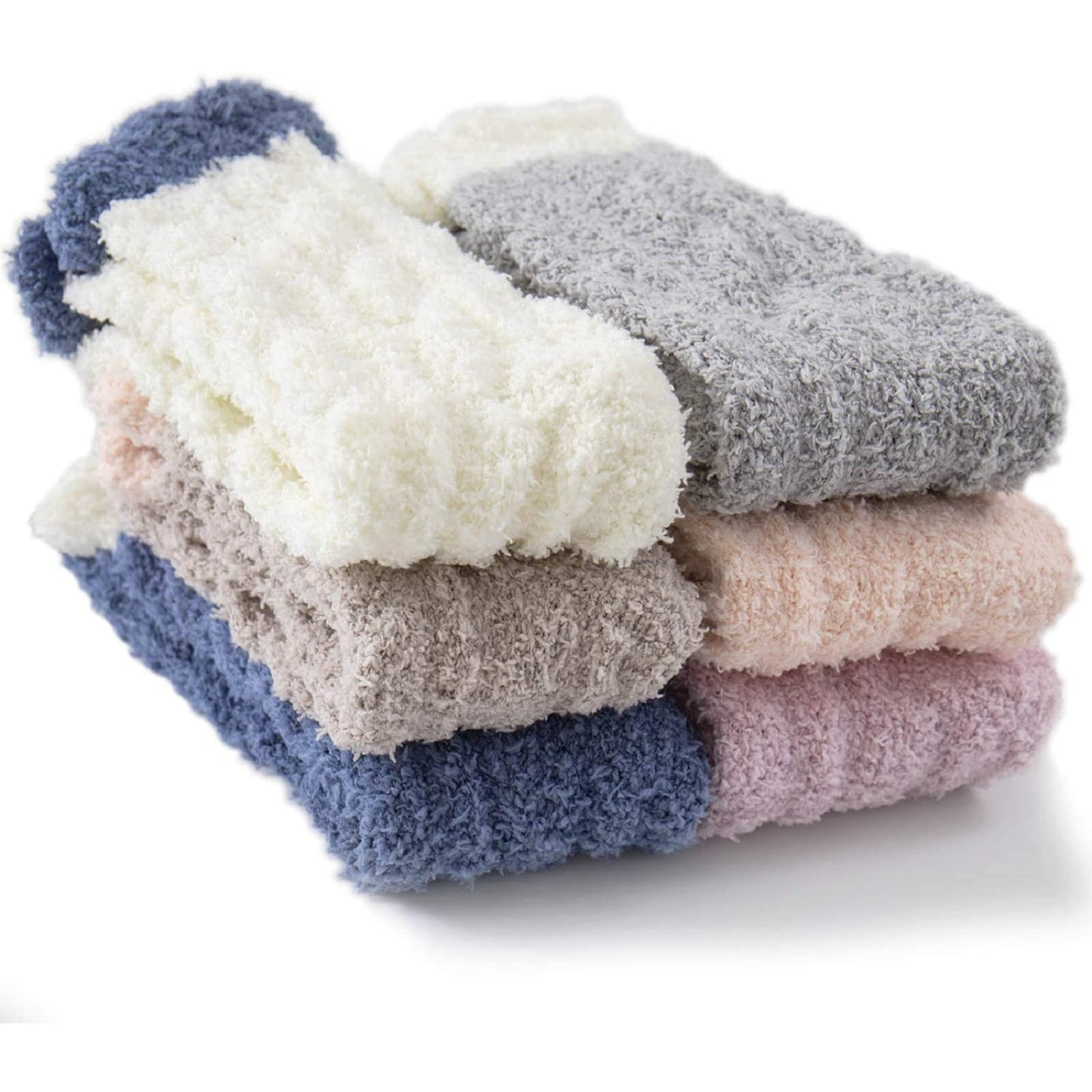 TEHOOK Warm & Cozy Gifts for Women, Fluffy Fuzzy Plush Sleeping Slipper Socks - Soft Warm Fabric
