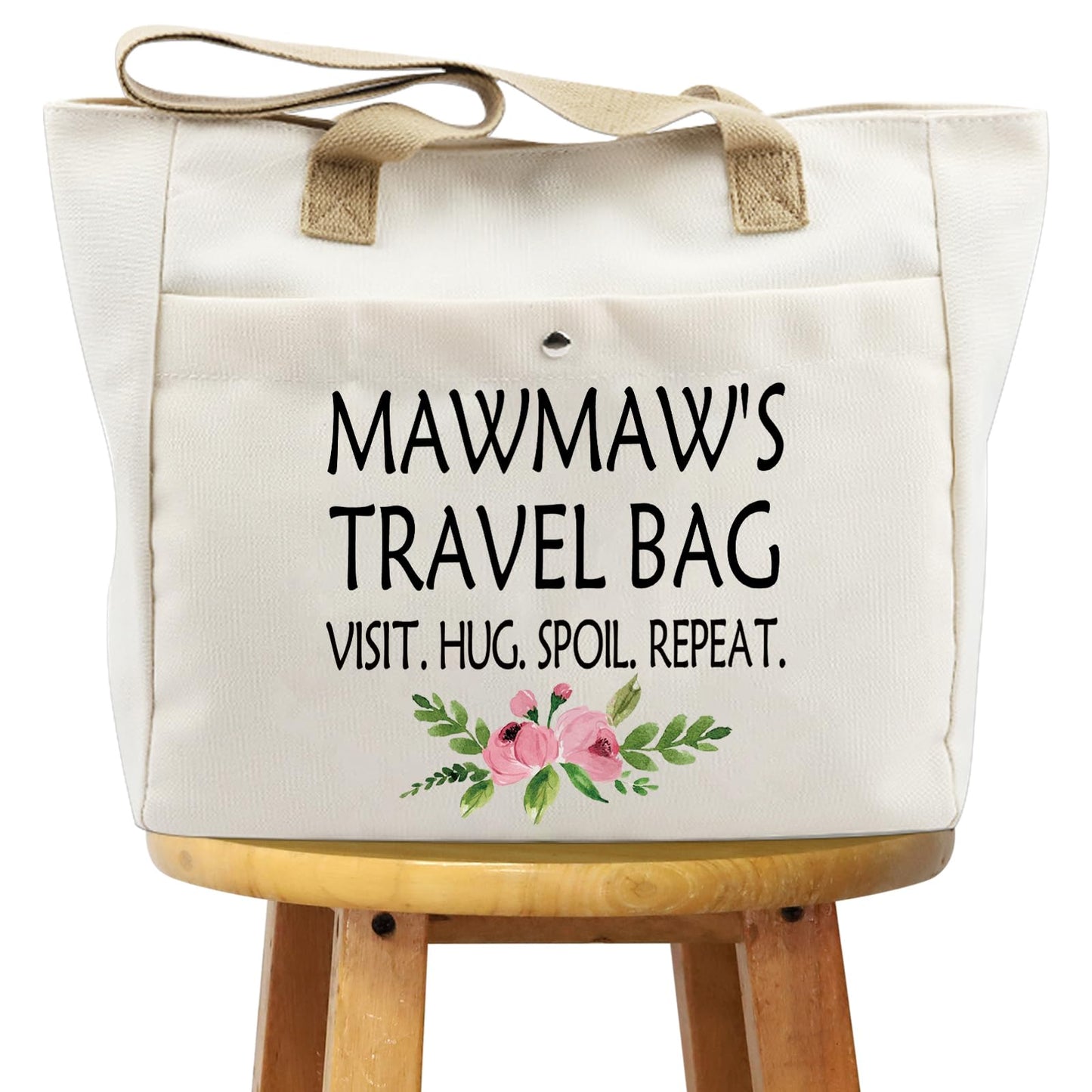 WCGXKO Mother’s Day Gift Grandma Birthday Gift Mother’s Day Merchandise Tote Bag Travel Bag For Grandma