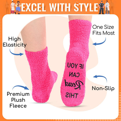 HAPPYPOP Funny Socks for Women - Gifts for Manager Realtor Chef Lawyer Social Worker Baker