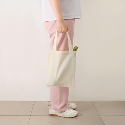 Phicorn Small Canvas Tote Bags, 9" x 11" Reusable Cotton Mini Totes for DIY Crafts, Party Favors and Daily Essentials