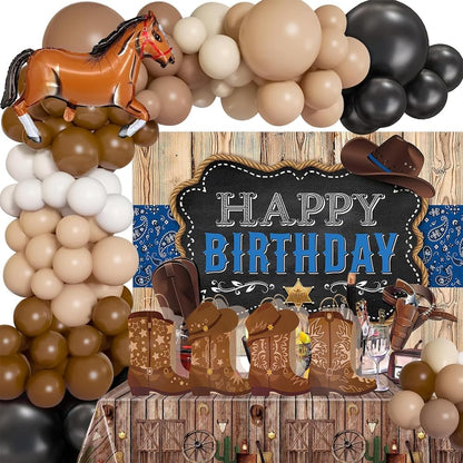 16 Pcs DIY Cowboy Boots Paper Bags Cowboy Hat Kraft Bags Western Theme Party Decorations Favors Wild West Gift Bag with Handles Rodeo Boot Hat Goodie Bag for Cowboy Birthday Bachelorette Party Supplies