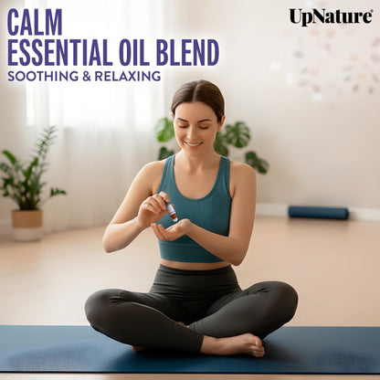 UpNature Self Care Essential Oil Roll On Set (3 Pack) – Relaxation Gifts for Women – Essential Oils Aromatherapy Rollers - Breathe, Beauty & Calm