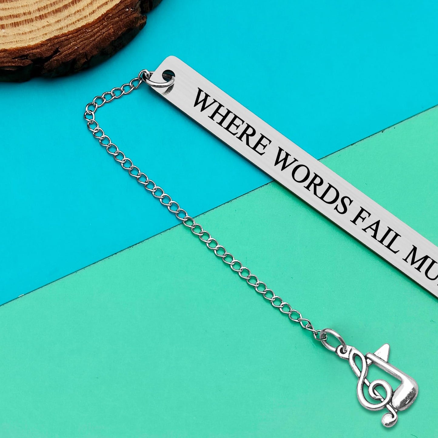 Music Bookmark Gifts Music Lovers Gift Bookmark Gifts for Book Lovers Reading Lovers Daughter Music Note Book Mark Gift for Music Teacher Student Musicians First Day of School Gifts Music Party Favors