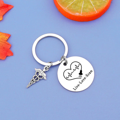 Sonographer Gifts for Women Men Sonographer Appreciation Gift Sonography Tech Gifts Ultrasound Tech Keychain Medical Sonogram Gift Radiologist Gift Sonographer Keychain Ultrasound Gift Ideas
