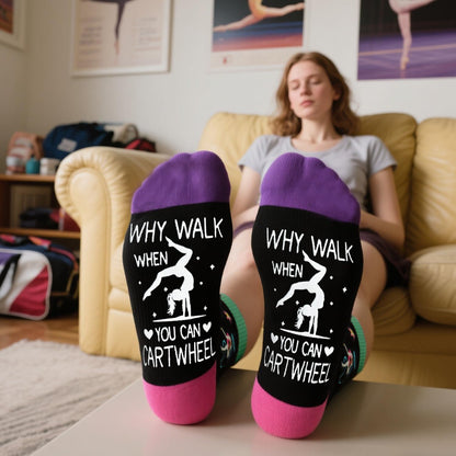 GOLIN Funny Socks Gift Idea for Women Girls - Novelty Birthday, Christmas Holiday Socks for Coach, Team, Sports Lovers