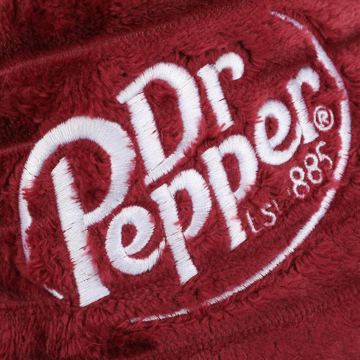Packed Party Dr Pepper Logo Adult Red Scuff Slippers