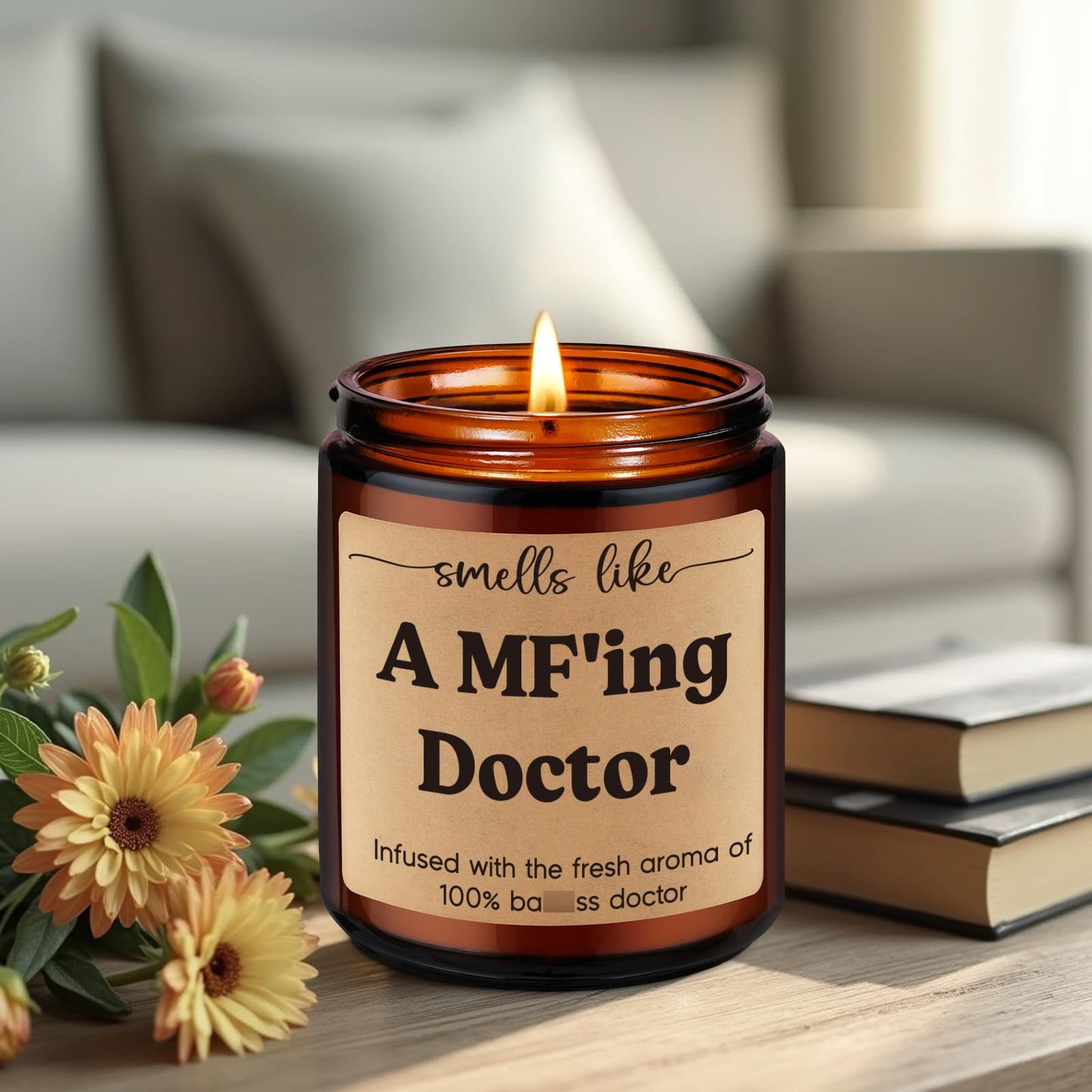 Miracu Candle, Doctor Gifts for Women Men, Funny Cool Medical Student Gifts for Doctors Female, Med School Acceptance, Appreciation Doctor's Day, Residency Graduation for Male Future Surgeon, Best Dr