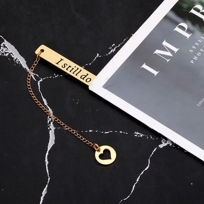 19 Years Anniversary Bookmark Gifts for Him Her Bronze 19th Anniversary-Wedding Gift for Couple Wife Husband Bookmark Gift for Women Men Book Lovers Wedding Christmas Valentines Birthday I Still Do