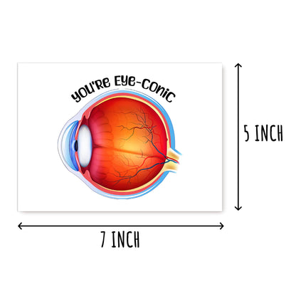 You're Eye-Conic Card - Ophthalmologist Doctor - Greeting - Eye Pun - Medical Card - Gift For Student Doctor