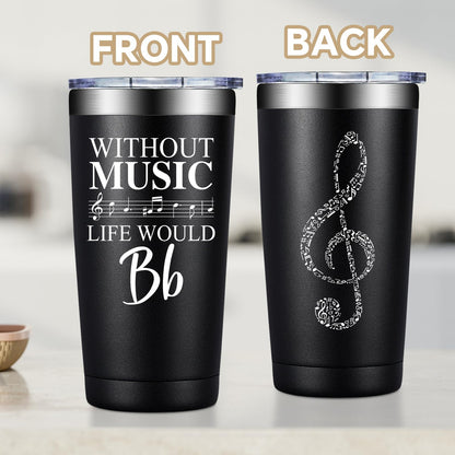 Fufandi Music Lover Gifts for Men Male, Him, Music Teacher Gift - Gifts for Musical Lovers, Musician Tumbler Gift - Tumbler Cup 20oz