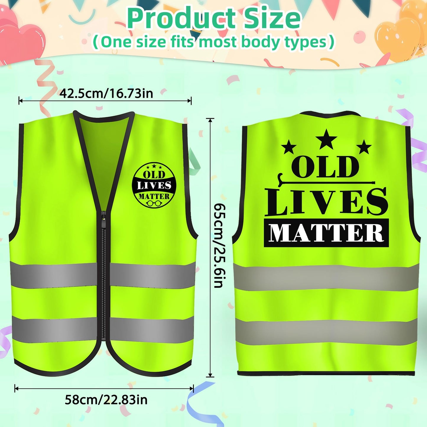 Giftota Idea Vest Gifts Decorations Clothing - Sign HERE Birthday Vest Gifts - Funny Party Decoration for Family, Friend