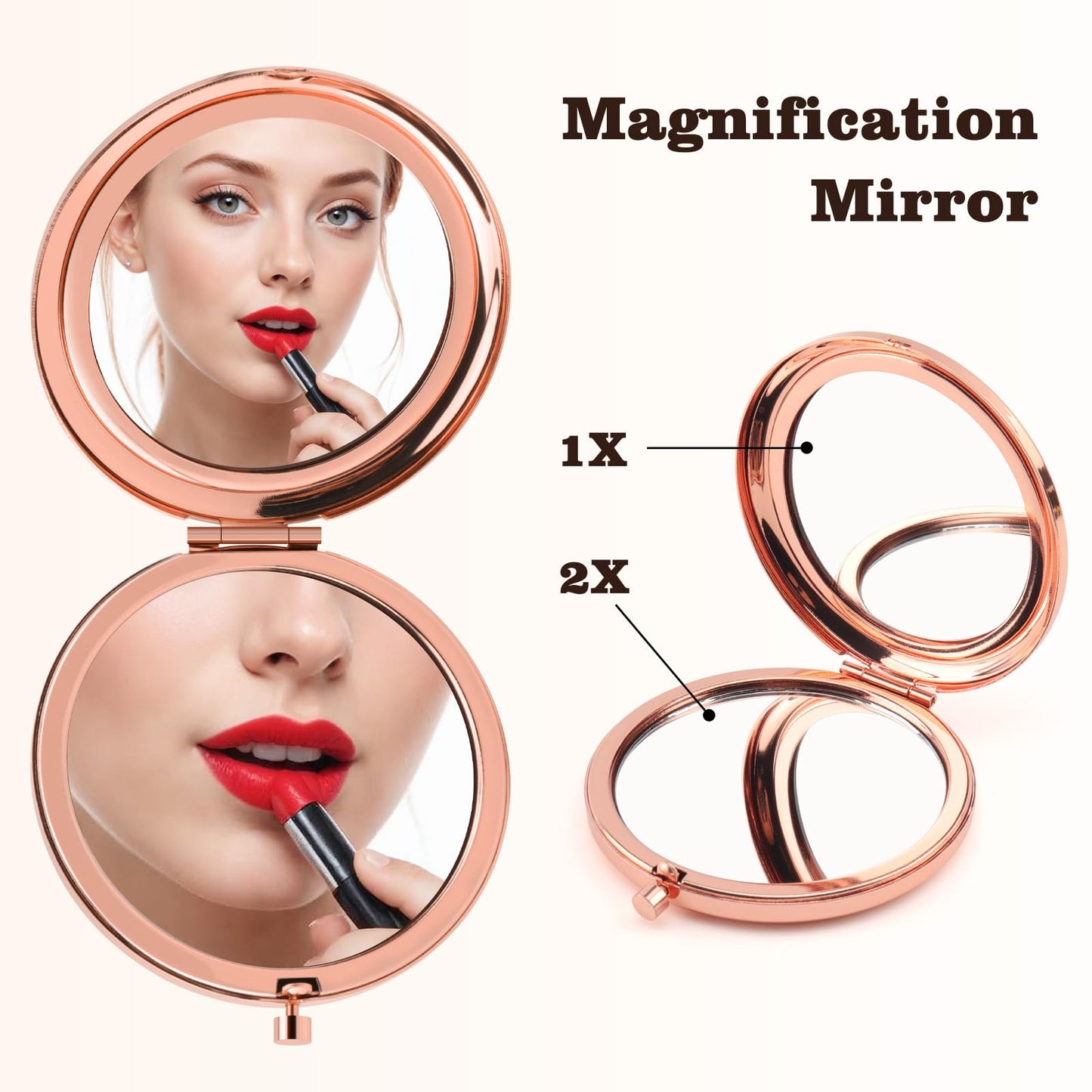 Bunco Gifts for Women Compact Mirror Gambling Lover Gift Bunco Players Gifts Dice Game Gift for Women Sister Best Friends Player Gambler Birthday Graduation Friendship Presents Folding Makeup Mirror