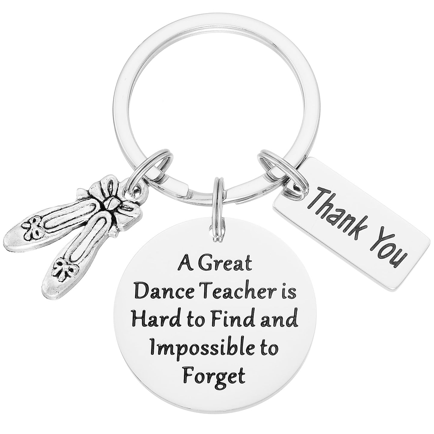 Kivosliviz Dance Teacher Gift Keychain for Women Man - Jewelry for Best Instructors