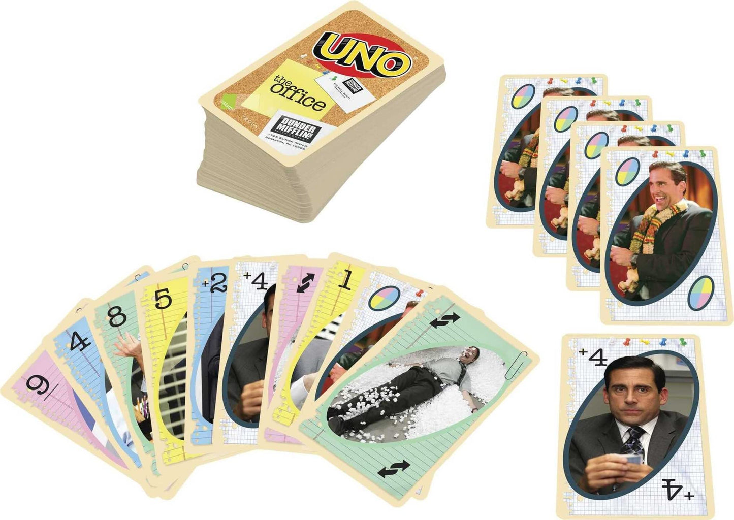 Mattel Games UNO the Office Card Game for Teens, Adults, Families & Parties with Special Rule for 2 to 10 Players