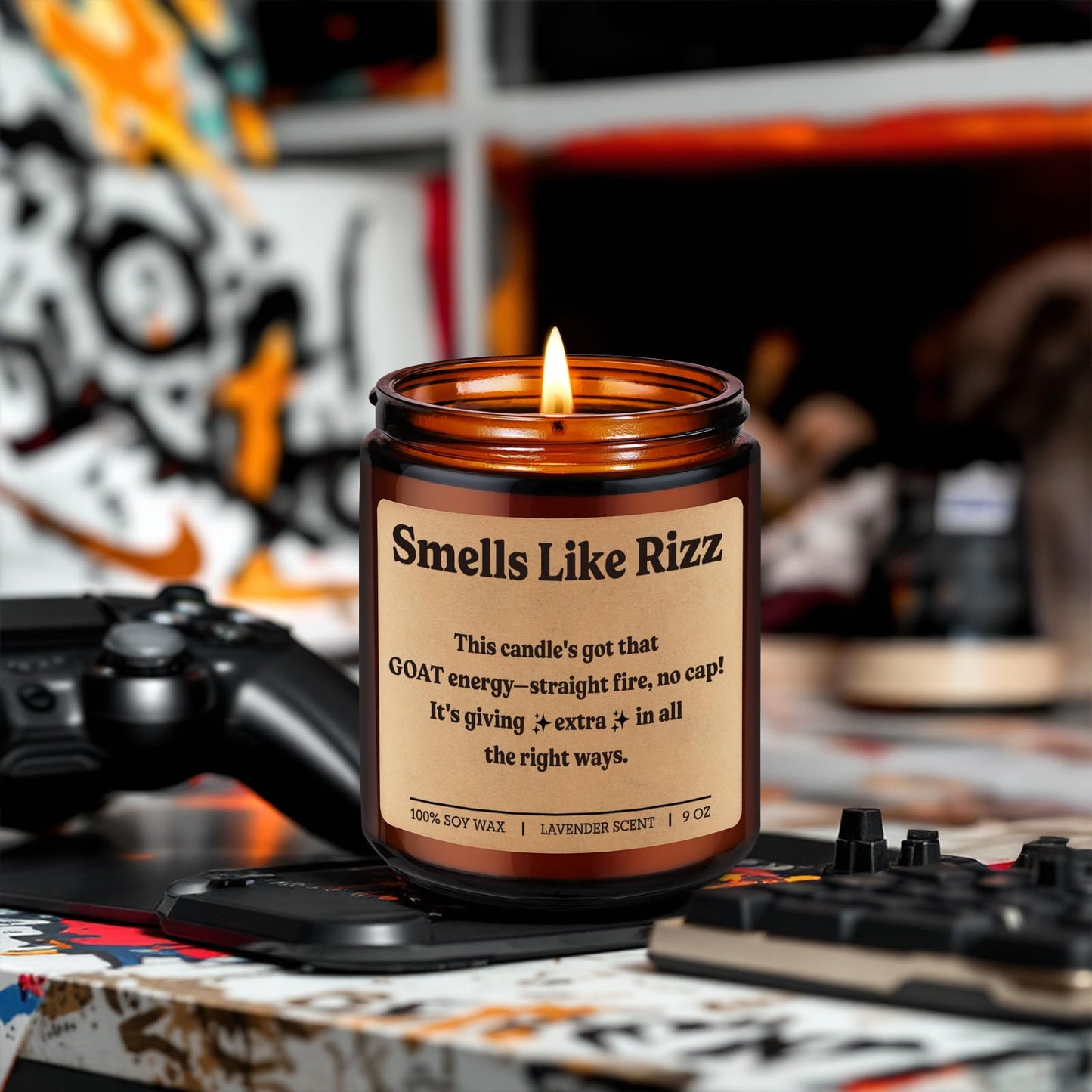 Miracu Rizz Candle, Teen Girl, Teen Boy Gifts, Funny Birthday Gifts for Teenage Boys Girls, Mothers Day Present Idea for Gen Z, Teens 16-18, 13, High Middle School Teenager Brother Son Nephew Niece